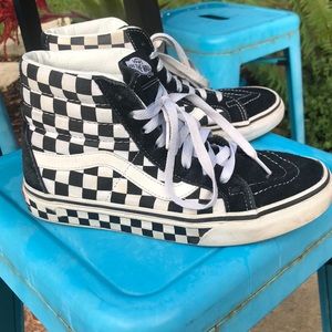 VANS checkered high tops!